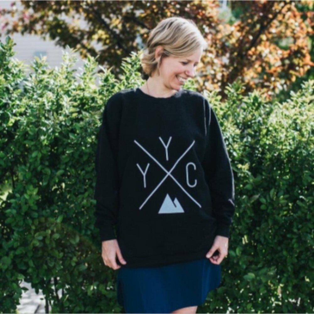 Local Laundry YYC Green Mountain Outdoor Cotton Hiking Lounge Sweatshirt S